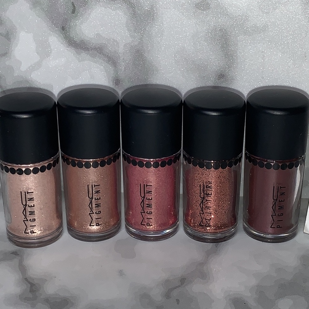 MAC PINK & ROSE Objects Of Affection PIGMENT & GLITTER SET